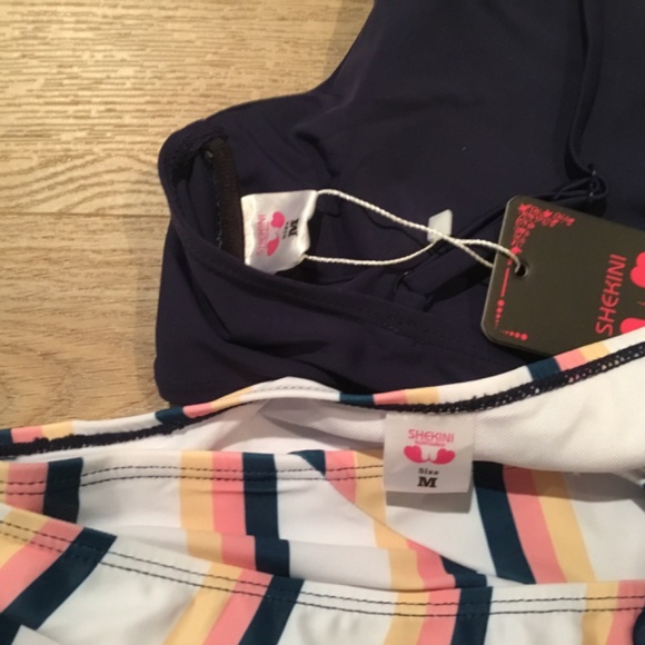 Women's Push Up Cross Wrap High Waisted Bikini Swimsuit - Picture 7 of 8